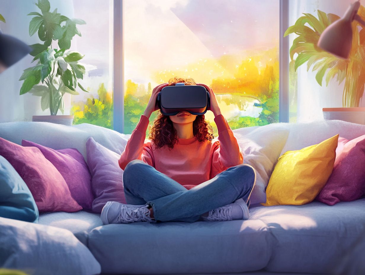 What is motion sickness and why does it occur in virtual reality?