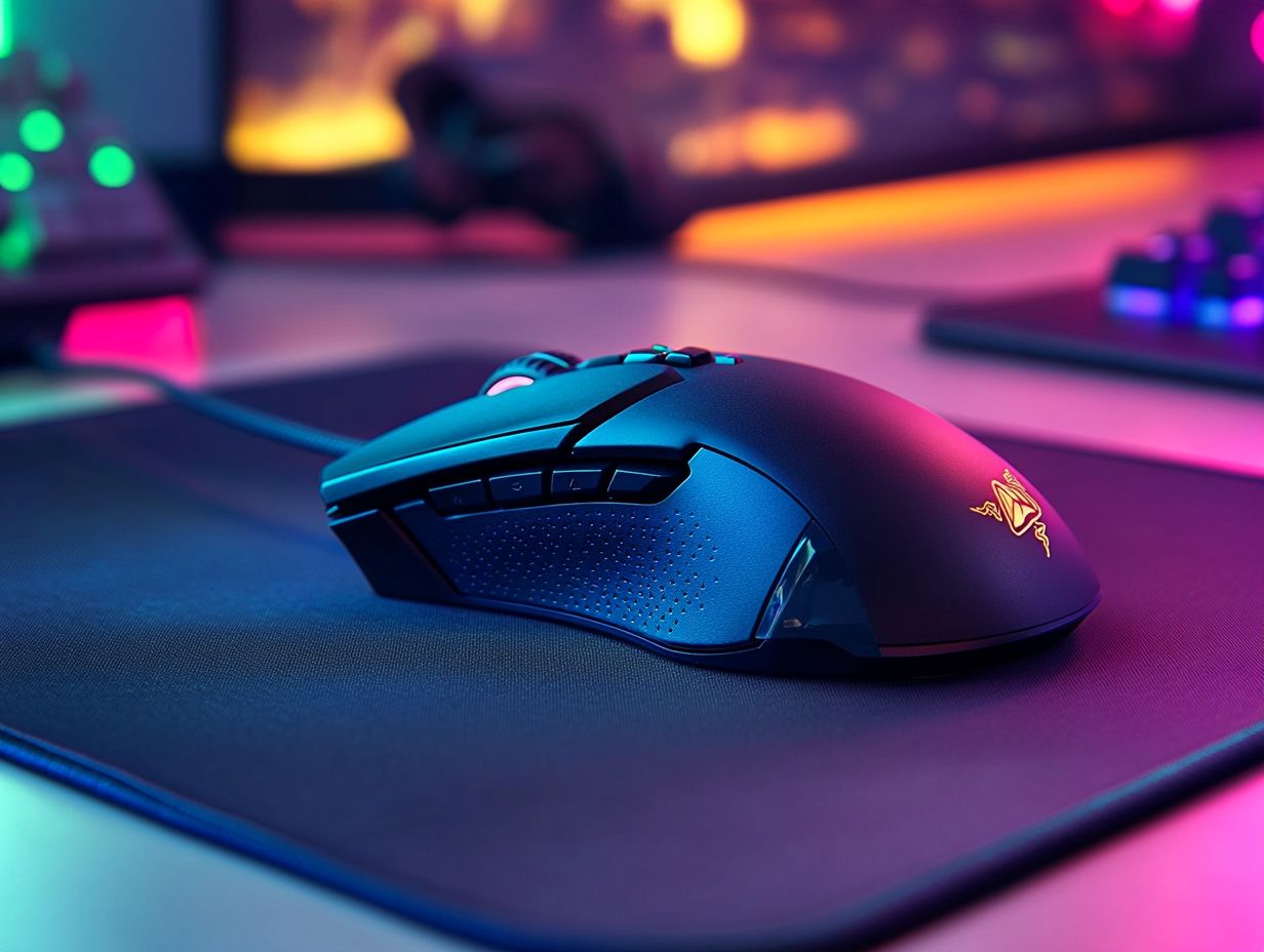 Image showing the benefits of using a custom gaming mouse.