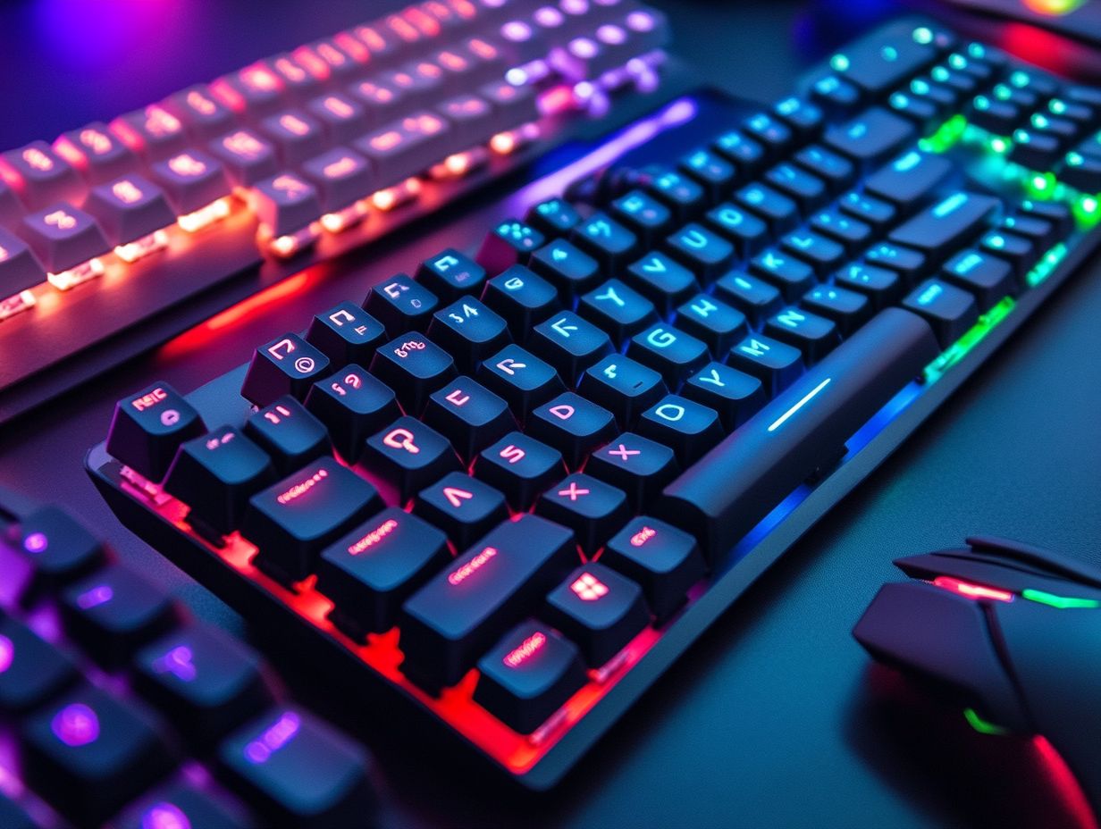 Do gaming keyboards have a different layout compared to regular keyboards?