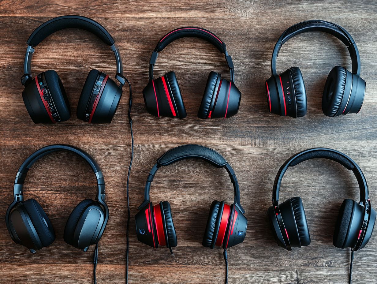 A comparison of microphone quality and noise cancellation in gaming headsets