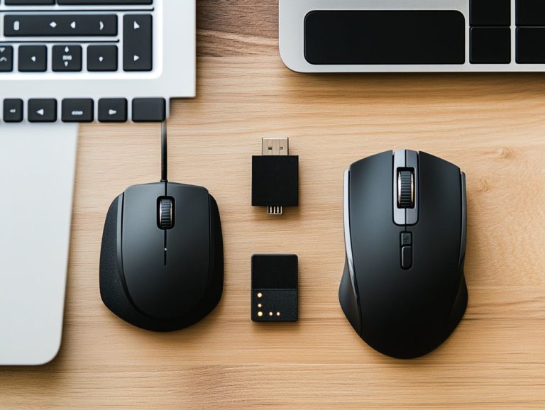 what’s the difference between wired and wireless mice?